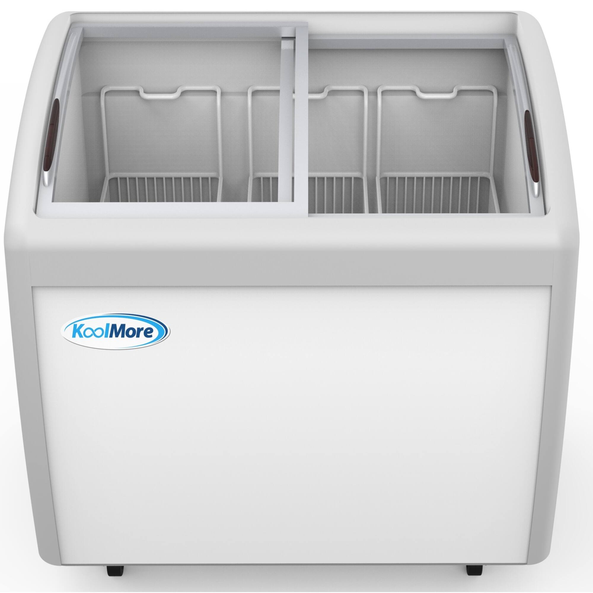 Angle. Koolmore - 40 in. Display Ice Cream Freezer - 9 cu ft. MCF-9C - White.