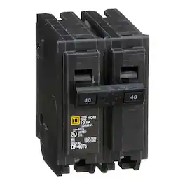 Square D - HomeLine 40 amps Surge 2-Pole Circuit Breaker