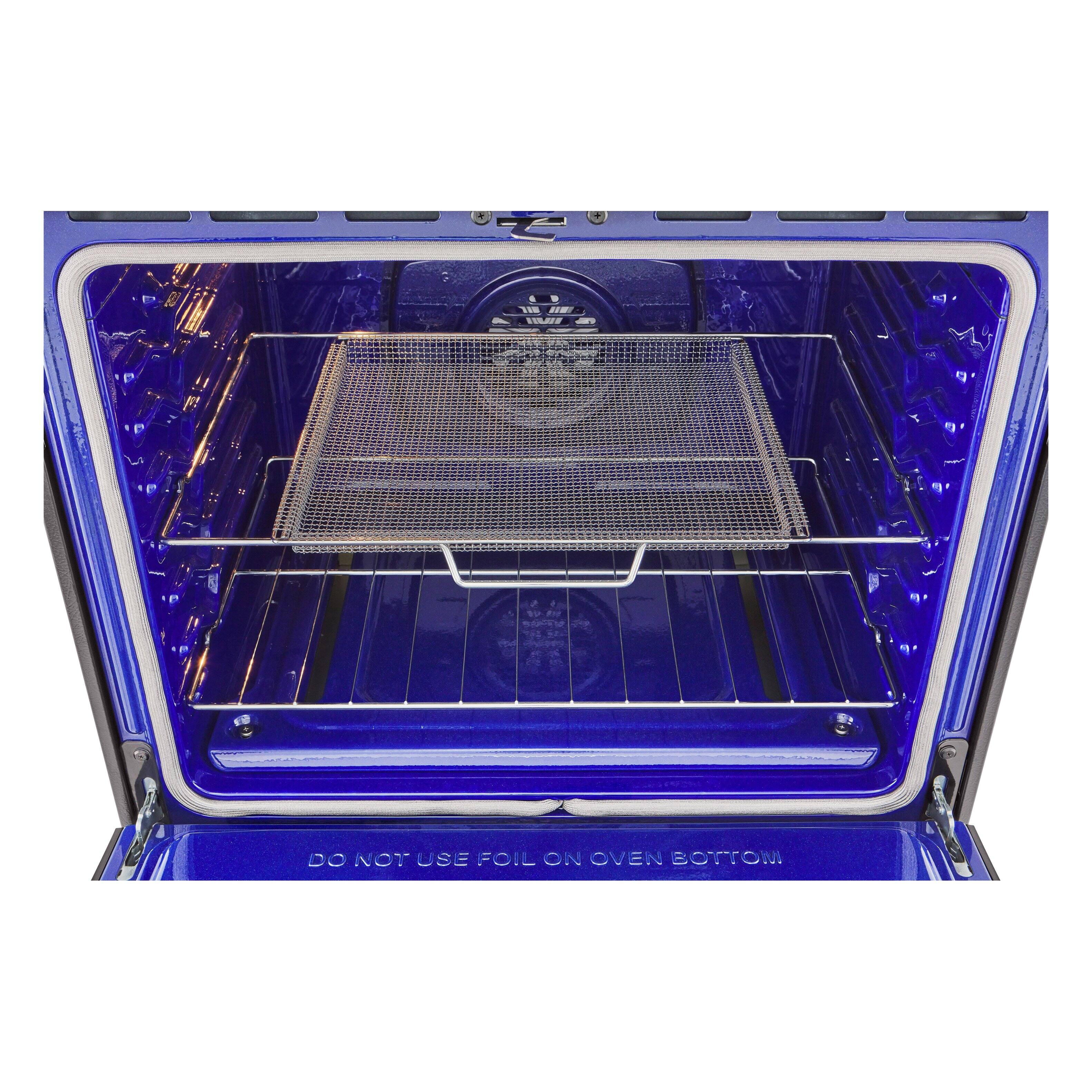 Do not use foil on oven bottom.