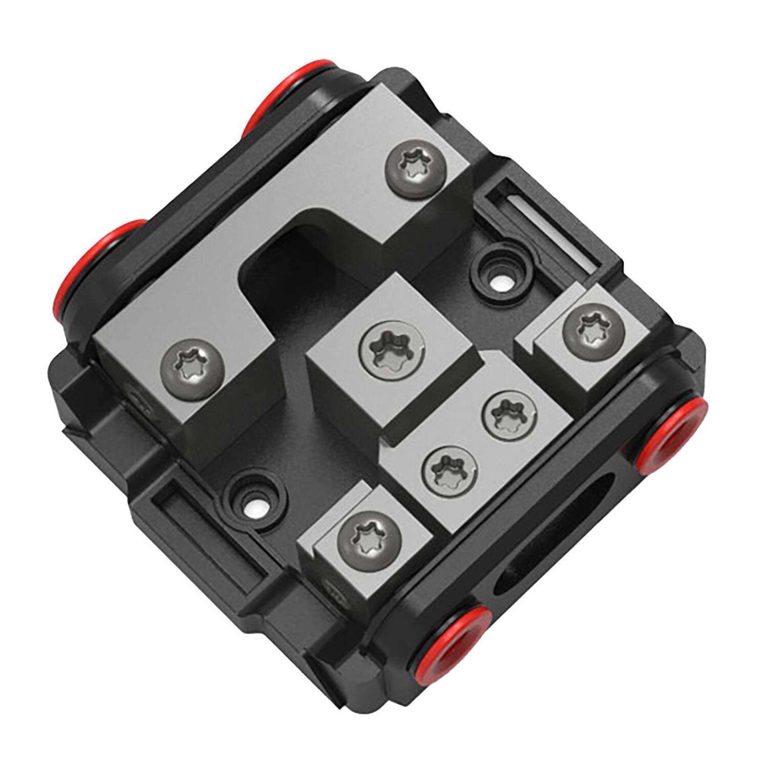 Angle. T-Spec - v12 Series Mini-ANL 2-Position Compact Power and Ground Distribution Block VPNB2 - Black.