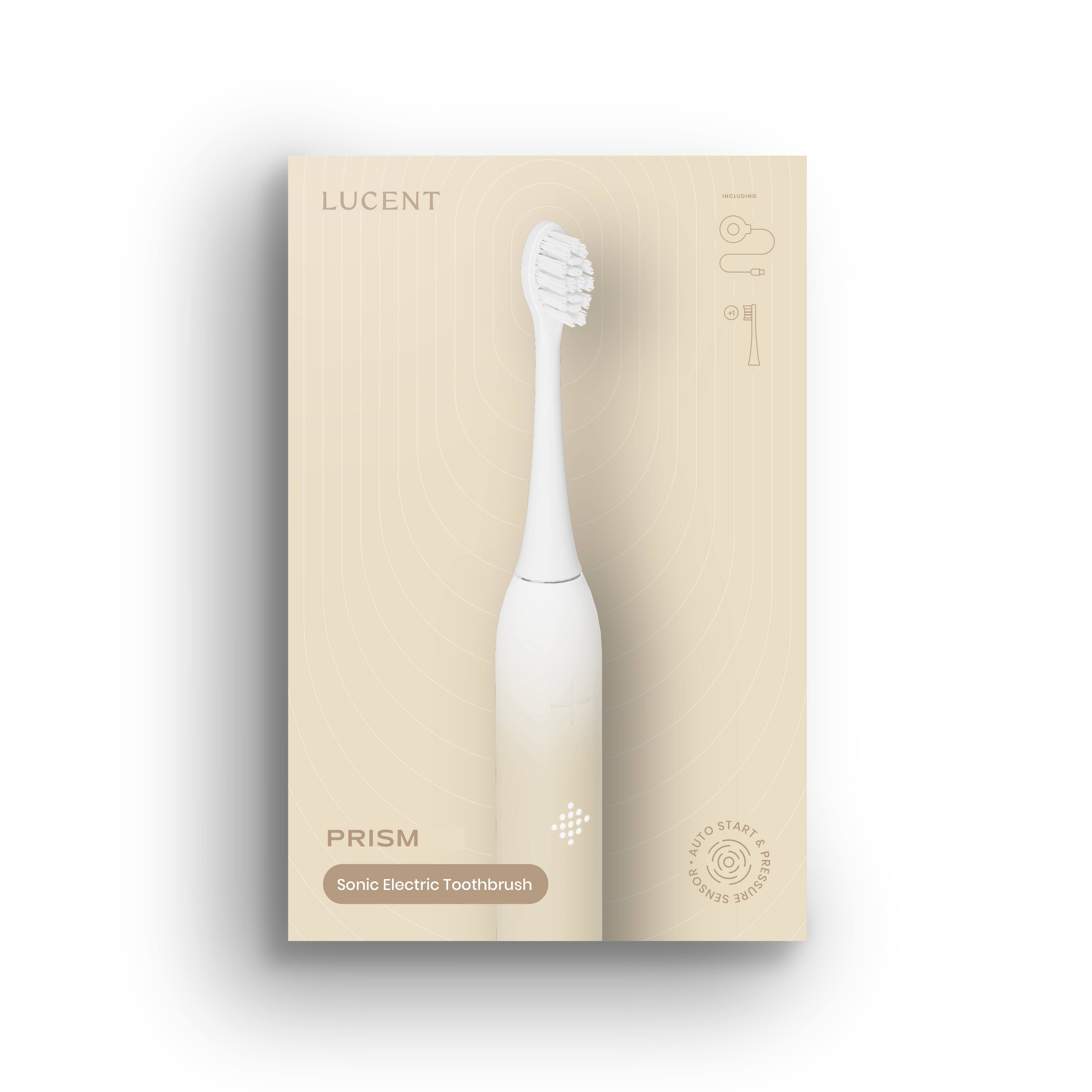 LUCENT  
PRISM  
Sonic Electric Toothbrush  
AUTO START & PRESSURE SENSOR