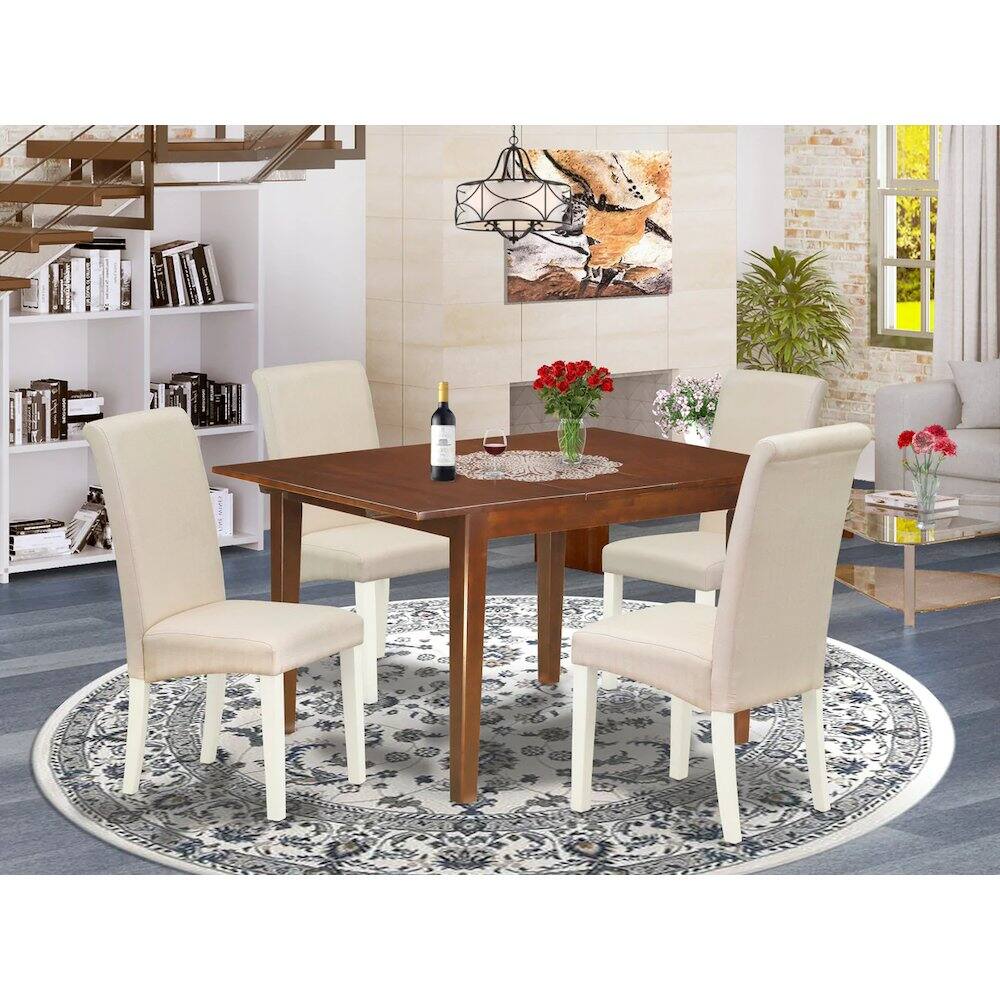Alt View 9. East West Furniture - Dining Room Set Mahogany - Brown.
