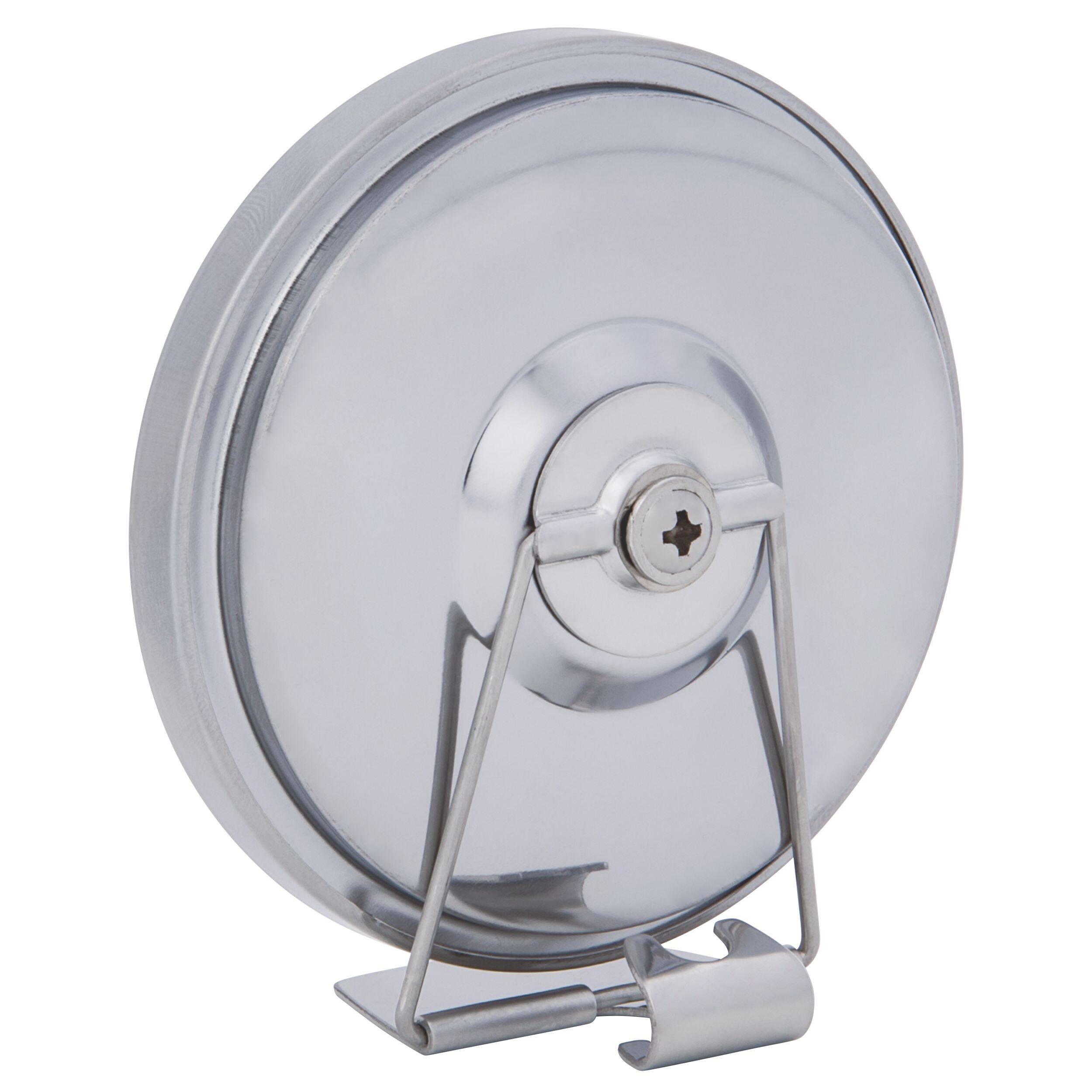 Alt View 2. Escali - Refrigerator Freezer Dial Thermometer - Silver.
