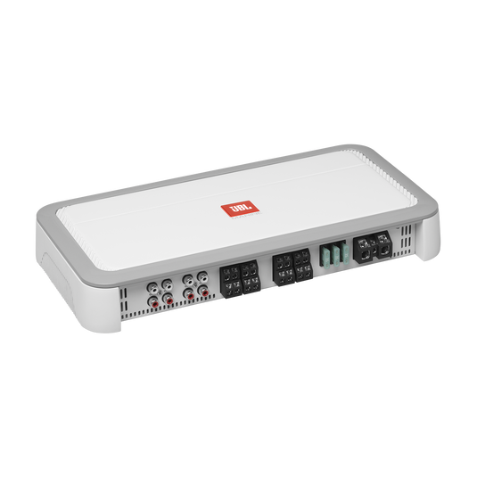 Front. JBL - JBL MA758AM Fullrange marine amplifier 75 watts RMS x 8 at 4 ohms. - Black.