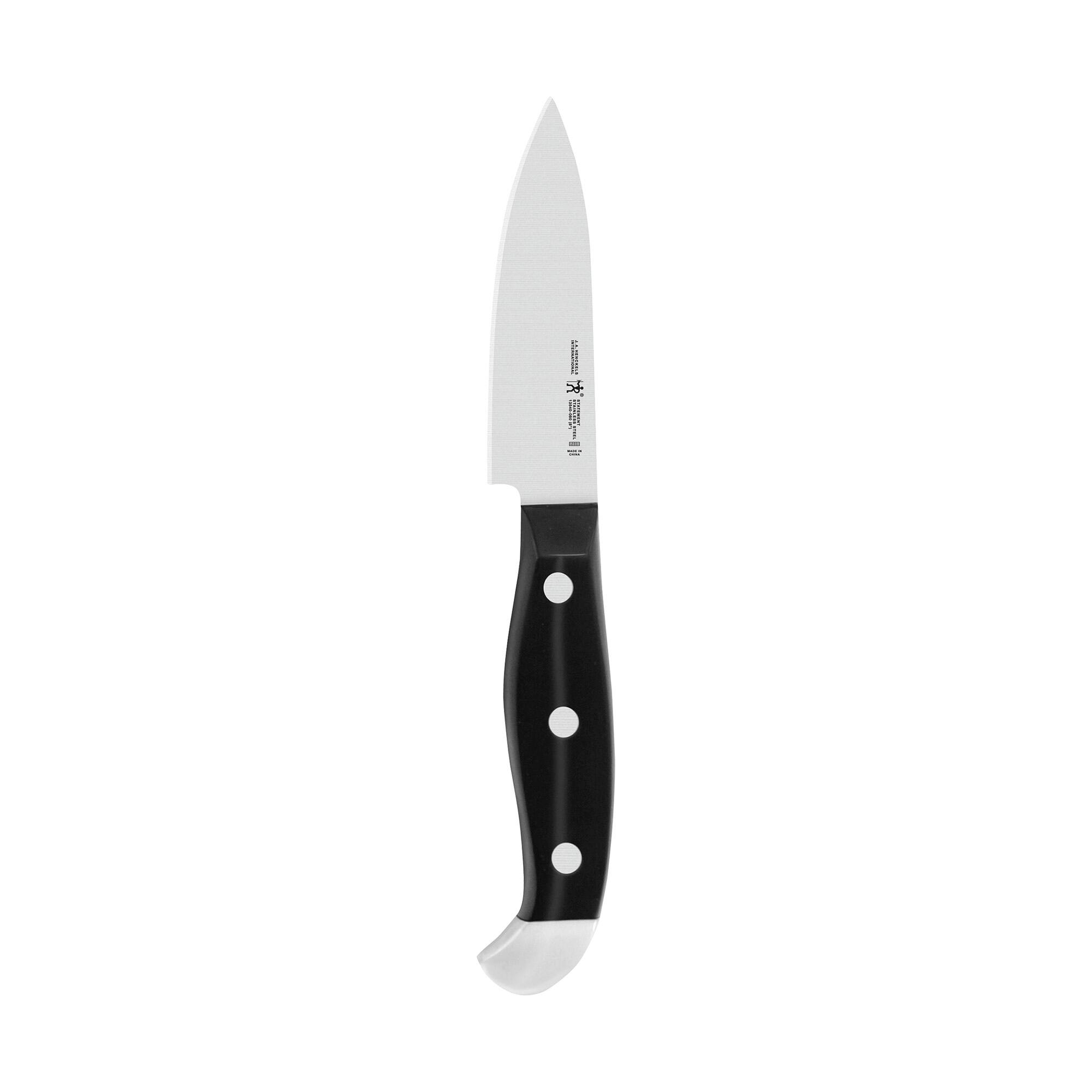 Front. Henckels - Henckels Statement 3-inch Paring Knife - Black.