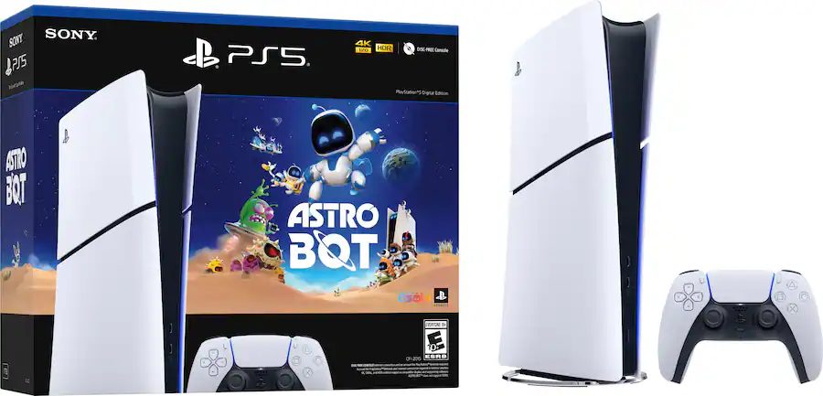 PlayStation 5 Slim Console Digital Edition ASTRO BOT Bundle PlayStation ...