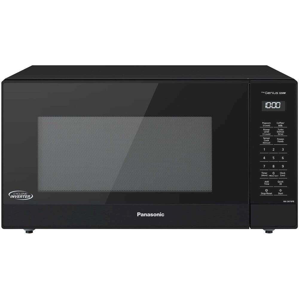Genius 1250W  
Popcorn  
Coffee/ Milk  
Power Level (11 Levels)  
Turbo Defrost (8 kg)  
Sensor Cook (Reheat)  
Frozen Foods  
1  
2  
3  
4  
5  
6  
7  
8  
9  
Timer 0 Clock (More)  
Add Time  
Quick 30  
CYCLONIC INVERTER  
Stop/Reset  
Start  
NN-SNO-4P8  
Panasonic