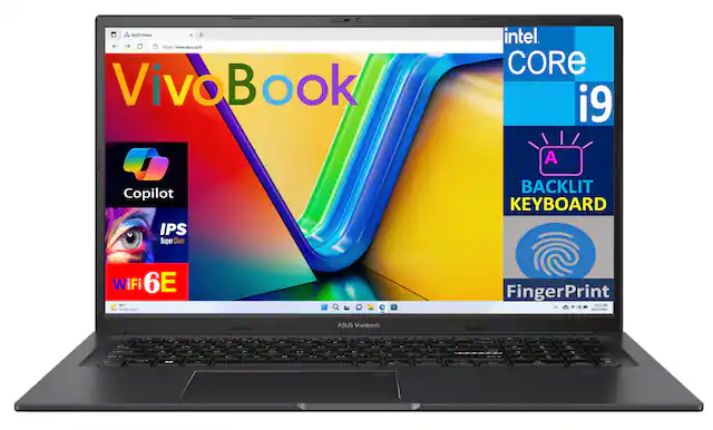 ASUS Global
https://www.asus.com
VivoBook
intel. CORE i9
A
BACKLIT KEYBOARD
IPS Super Clear
WiFi 6E
FingerPrint
ASUS VivoBook