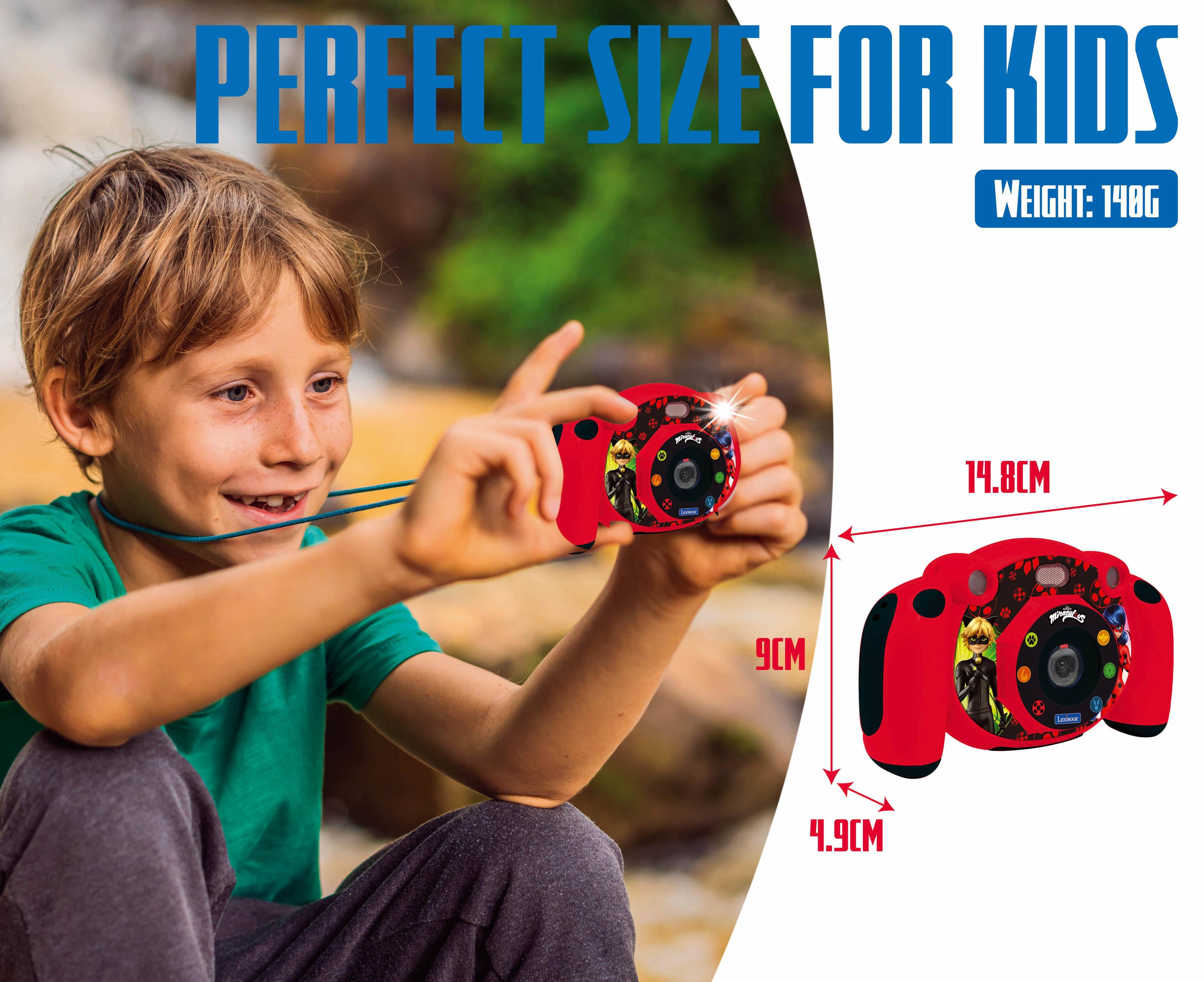 PERFECT SIZE FOR KIDS  
WEIGHT: 148G  
14.8CM  
9CM  
4.9CM