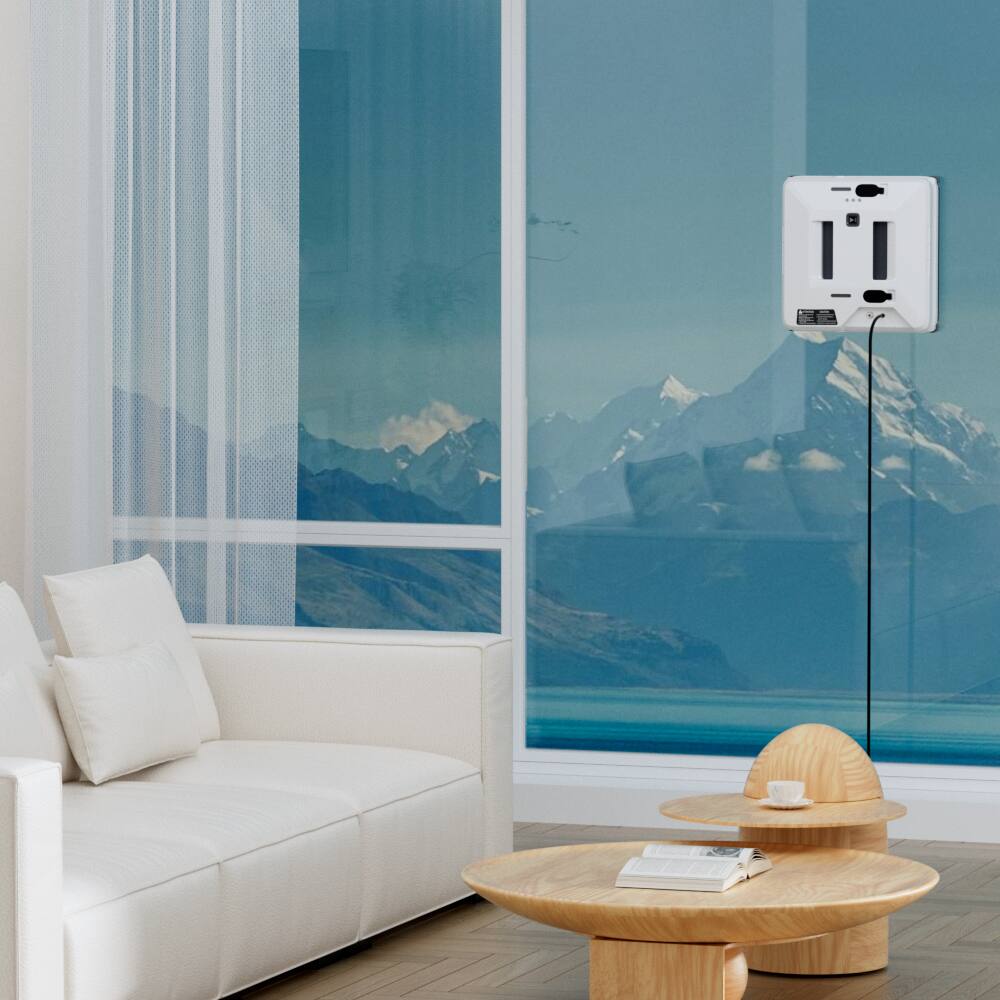 Alt View 10. Topteng - 3000Pa Smart Window Cleaning Robot -Intelligent Path Planning, 3 Auto Modes, 60ml Tank, Ultrasonic Spray, Edge Detection.