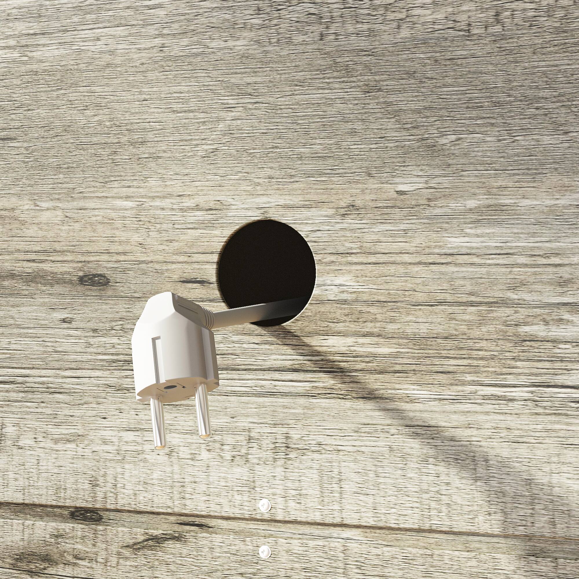 Alt View 4. FUFU & GAGA - Mid-Century Storage Cabinet with Bronze Bridge Handles and Multi-Compartment Design for Living Room or Dining Room - Gray.