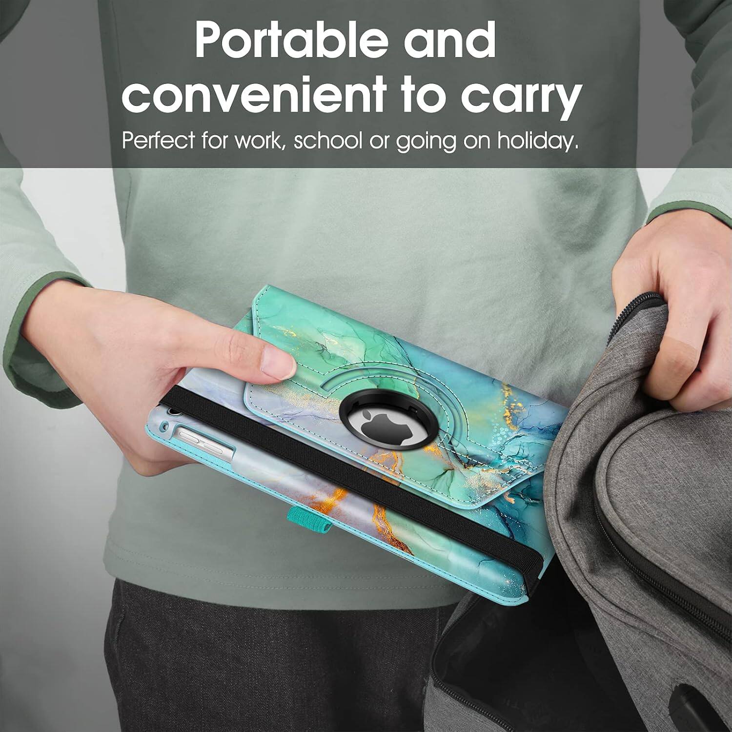 Portable and convenient to carry  
Perfect for work, school or going on holiday.