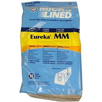 for Allergy Sufferers! MICRO LINED Vacuum Bags Bolsas de Aspiradora / Sacs aspirateurs OITIONED DISLADO POUR CONO TOFT MEDIDA SADAPTNA & Eureka' MM MICRO MICROF 3 P Fnte Ceptures Partcins Adeal far Allergy Sufferers! ie de 2  Fifrscios de  Castar Parye i Ileal para quienes Mial pour les personnes safres de aii qu f Callergies! Micro-Liner BAGS 10 BOLSAS SACS O