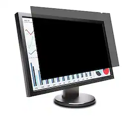 Kensington - Anti-Glare Privacy Filter & Screen Protector for 24" Widescreen Monitor (16:9) - Black