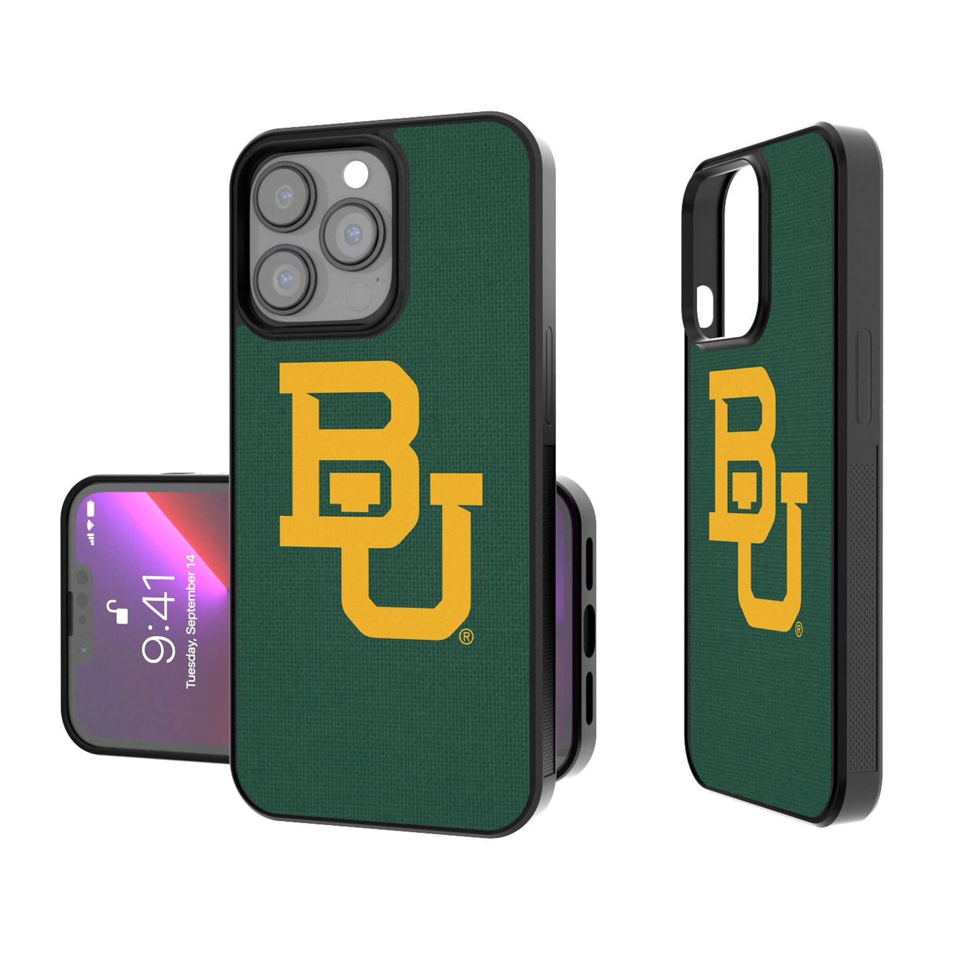 Keyscaper - NCAA - Baylor Bears iPhone Solid Design Bump Case - 15 - Black price history on PriceWatchPro