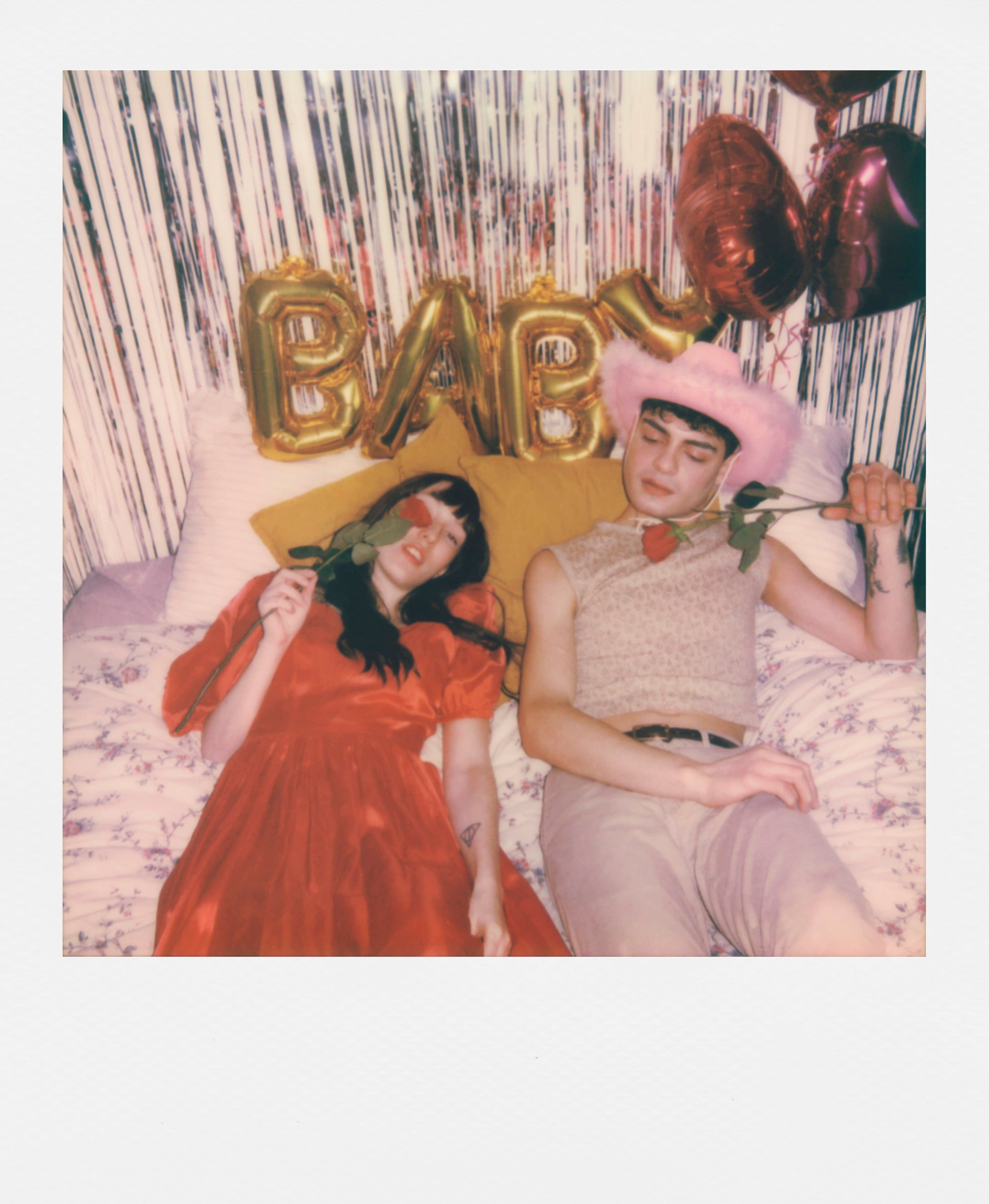 Alt View 11. Polaroid - Now Gen 3 Instant Camera + Color Film Bundle (8 Photos) - Pebble White.