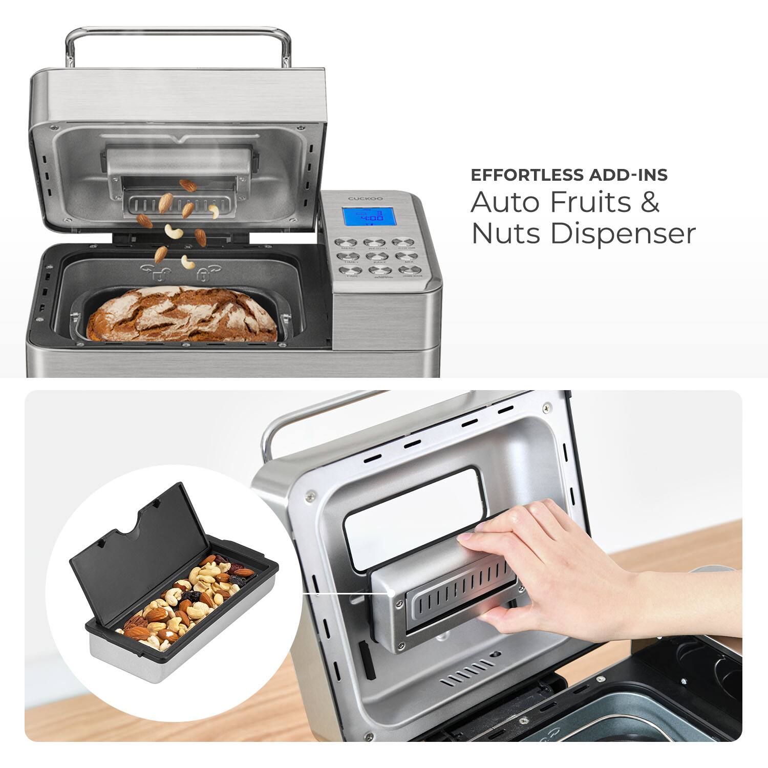 EFFORTLESS ADD-INS  
Auto Fruits & Nuts Dispenser