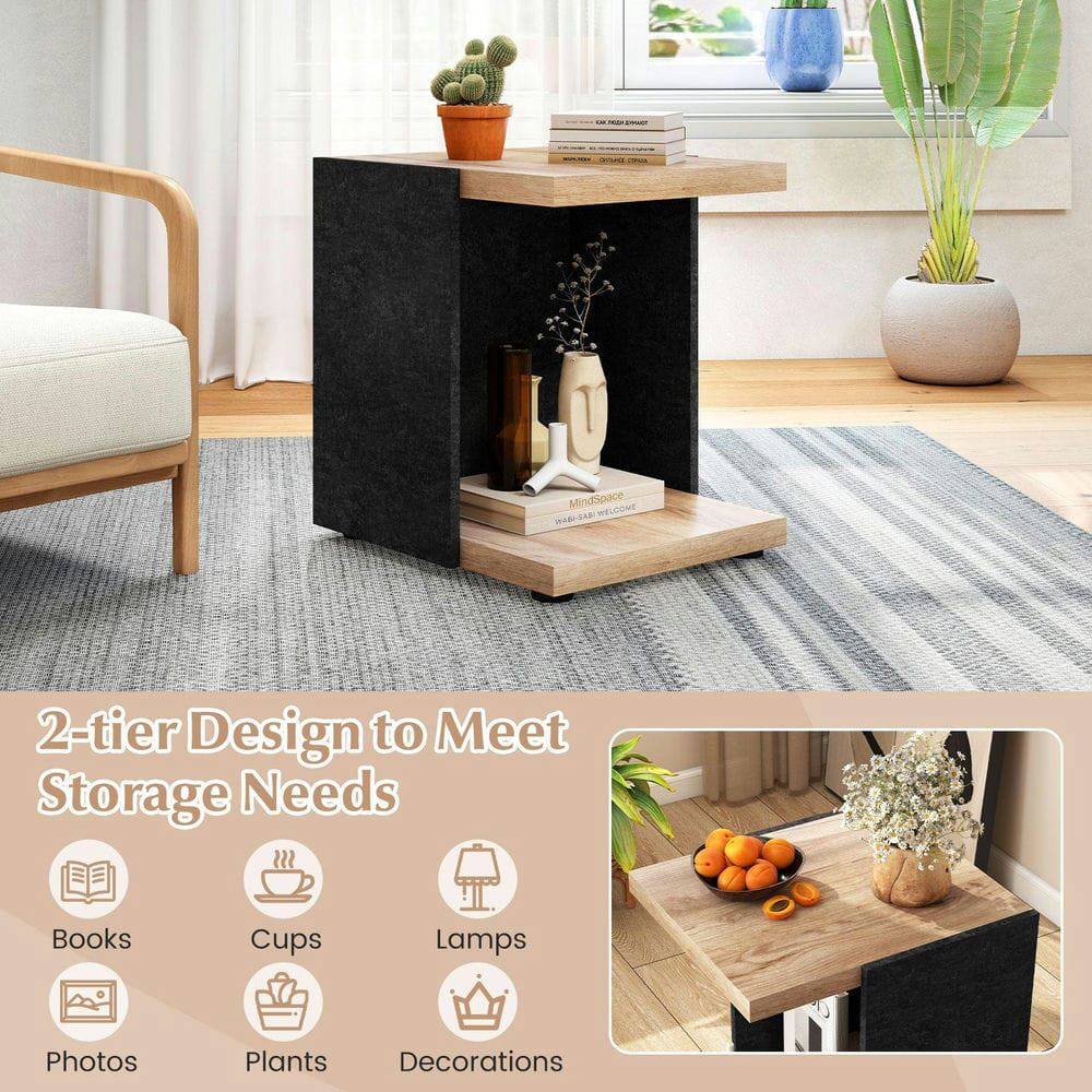 MindSpace WELCOME 2-tier Design to Meet Storage Needs  
Books, Cups, Lamps, Photos, Plants, Decorations
