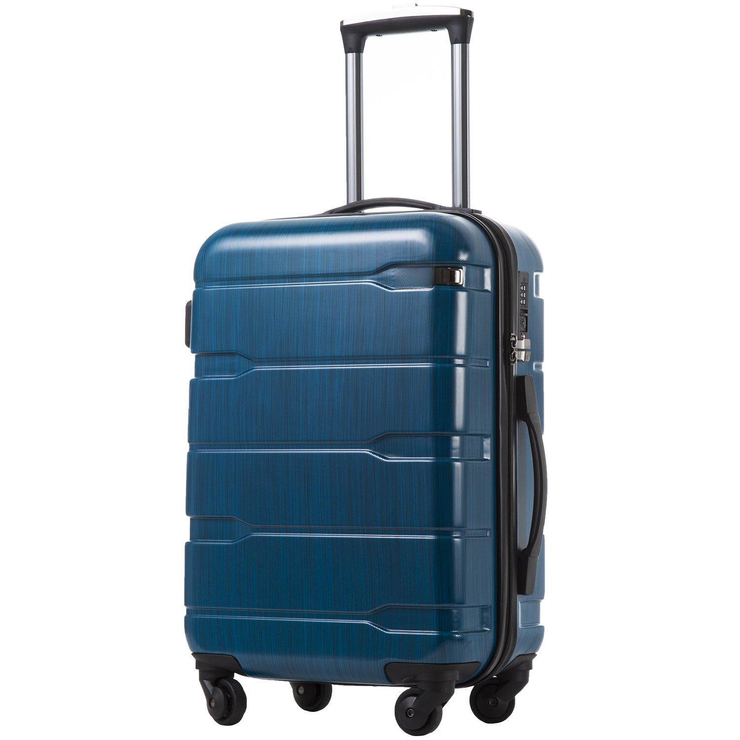 Alt View 1. Dapper Styles - Luggage 21 X 8 5 15 Airline Approved Suitcase Pc abs Spinner Built-in Tsa Lock Hardside Lightweight Wheels - Teal.-L(28in)..