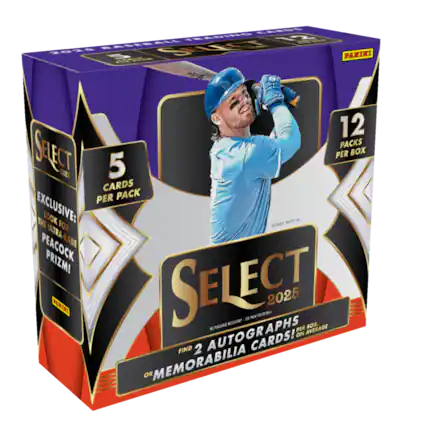I Framing 1 Baseball Cards 2025 R Panini 12 Packs Select Per Box 2021 5 Cards Per Pack Exclusive: The Look WTTT J For Bobbie Peacock Prizmi Xiki Select N Perchage Tasem Rv Pex - Nrs Aps 2025 Per Average Box, On Find 2 Autographs Or Memorabilia
