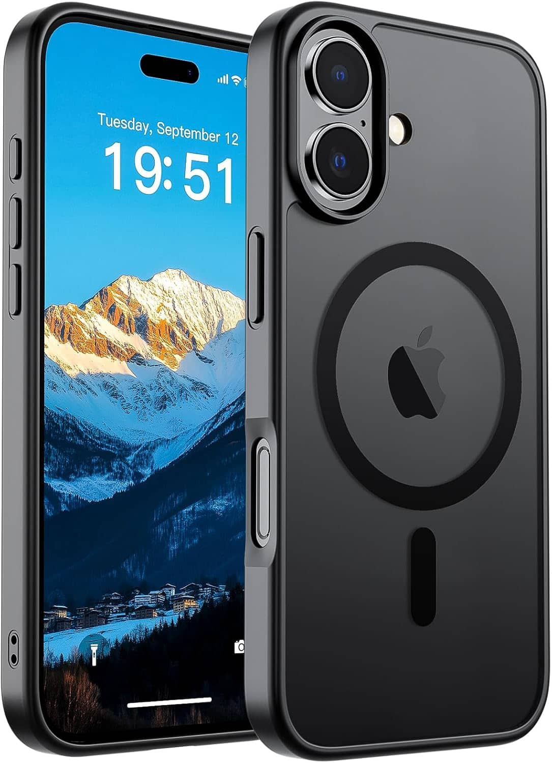 FINEAK - Magnetic for iPhone 17 Case (Compatible with MagSafe) - Black