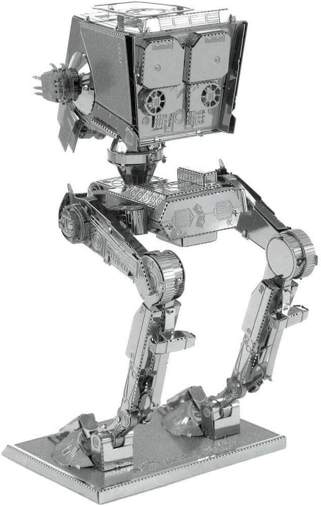 Alt View 1. Metal Earth - Metal Earth Star Wars Imperial AT-ST 3D Metal Model Kit - Silver.