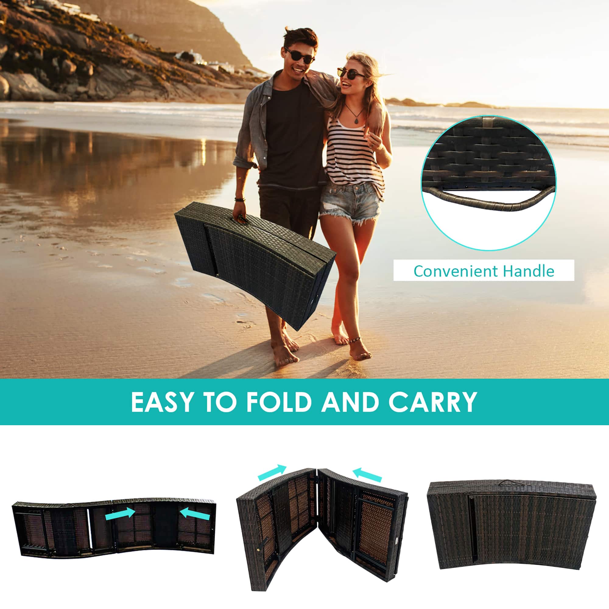 Convenient Handle Easy To Fold And Carry