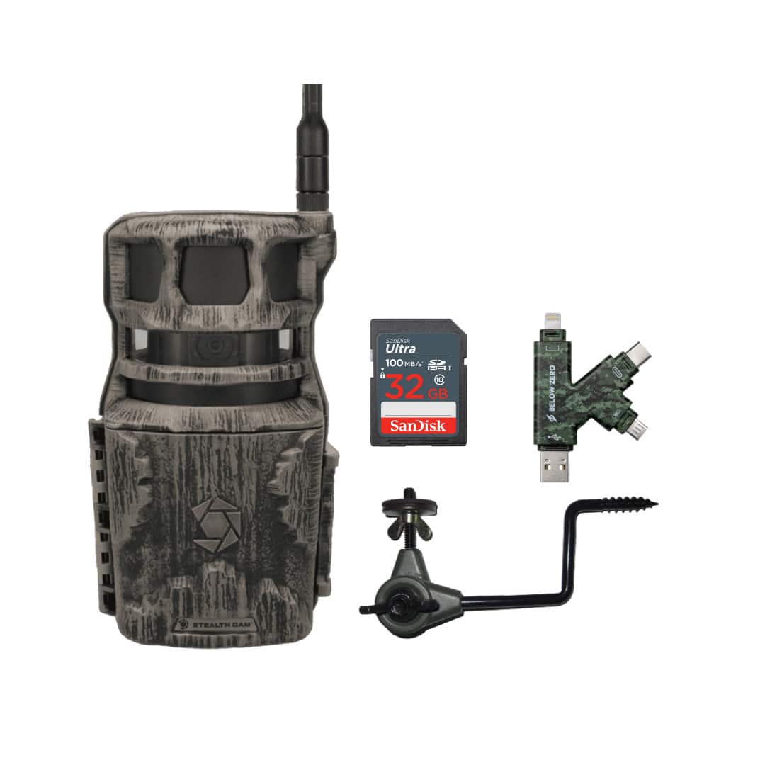 Stealth Cam - Revolver 40MP Pro 360 Degree Cellular Trail Camera with Mount Stick 32GB Memory Cards and Card Reader price history on PriceWatchPro