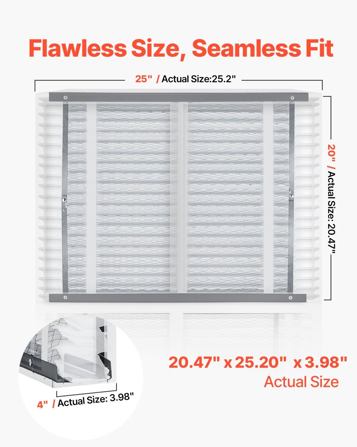 Flawless Size, Seamless Fit

25" / Actual Size: 25.2"
20" / Actual Size: 20.47"
4" / Actual Size: 3.98"

20.47" x 25.20" x 3.98" Actual Size