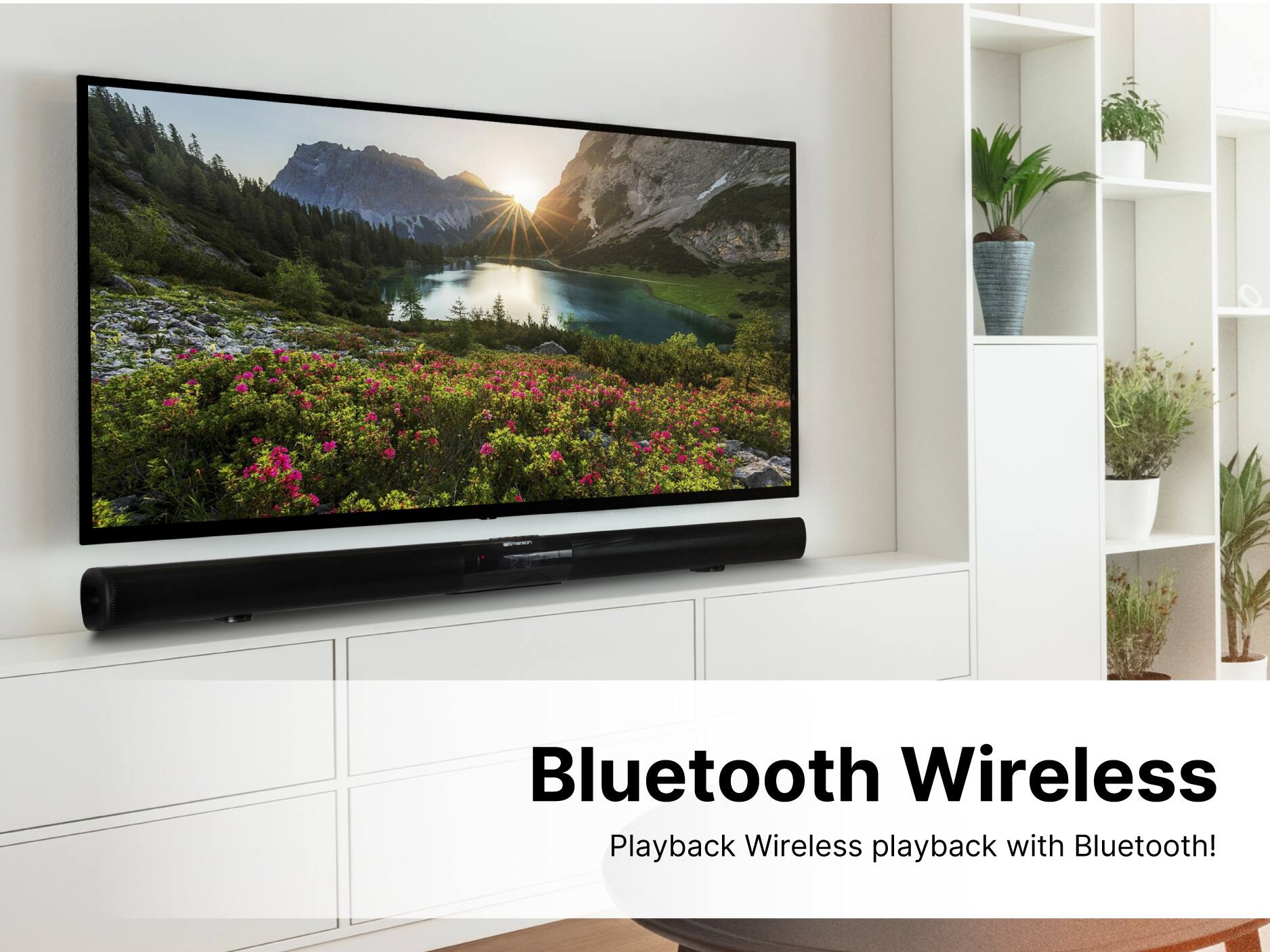 Bluetooth Wireless, Playback Wireless playback with Bluetooth!