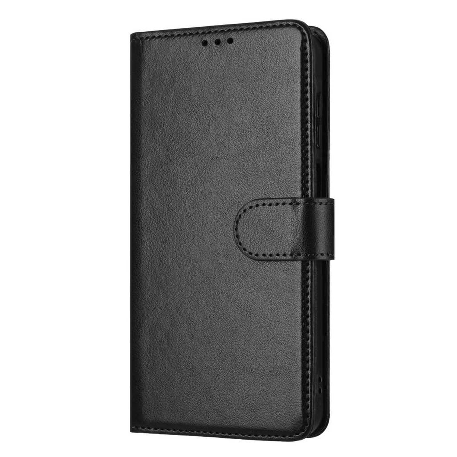Alt View 4. UUCOVER - Folio Wallet Case for Apple iPhone 17 Pro with Card Slots Cash Holder, Shockproof PU Leather Flip Stand Slim Phone Cover - Black.
