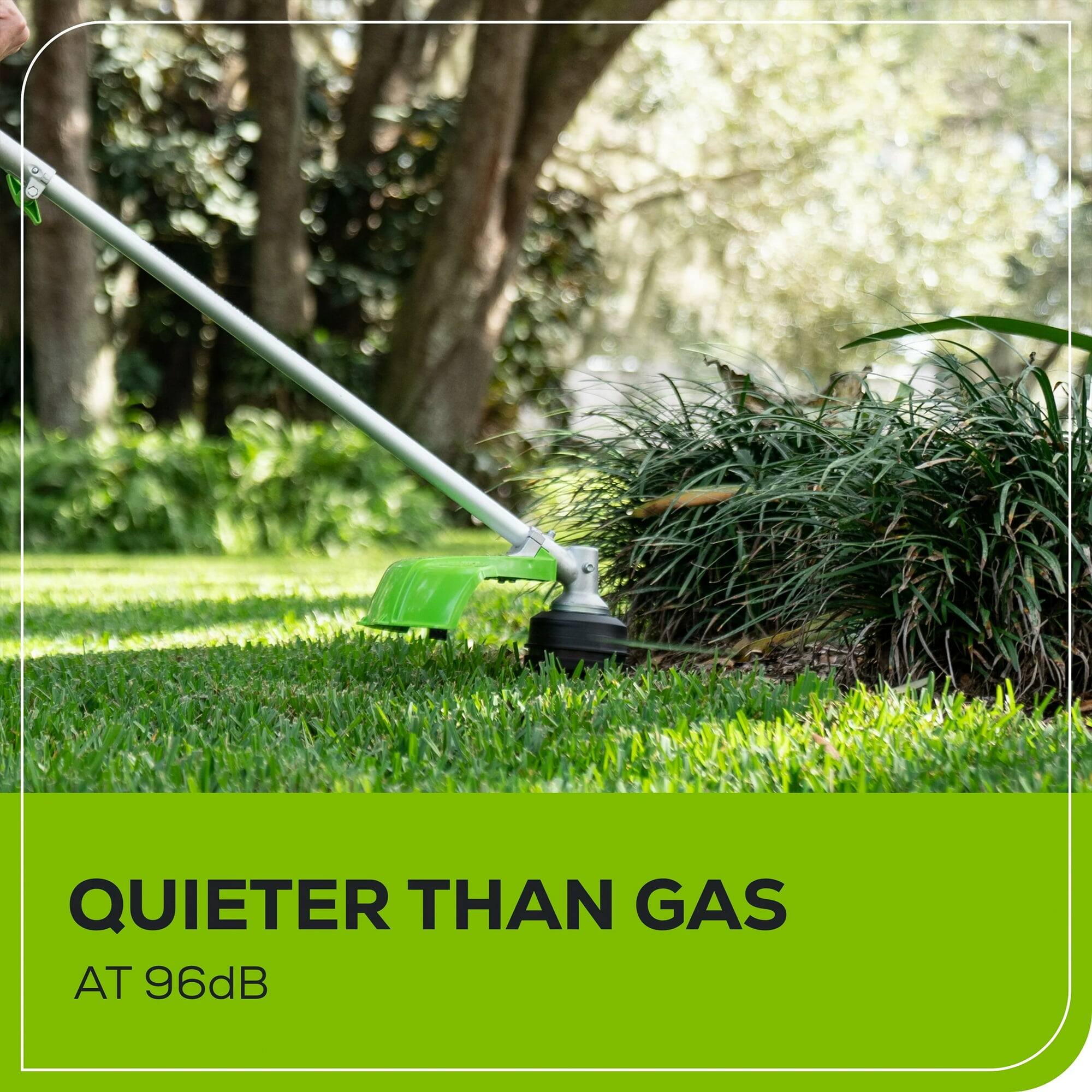 QUIETER THAN GAS  
AT 96dB