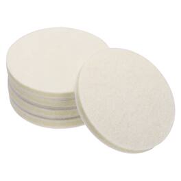 Unique Bargains - 5pcs Wool Felt Polishing Pads, 3 Inch Buffing Wheel Polish Pad Hook & Loop for Car Glass Plastic Metal Stone