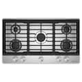 KitchenAid - 36 in. Gas Cooktop with 5 Versatile Burners - Stainless Steel