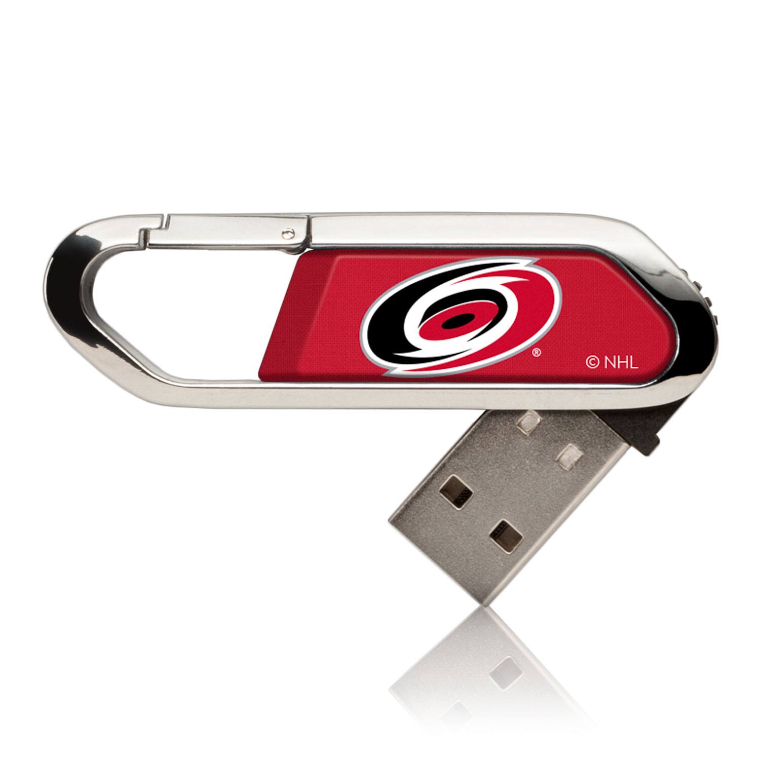 Front. Keyscaper - Carolina Hurricanes Clip USB Flash Drive-16 GB USB-C - Multicolor.
