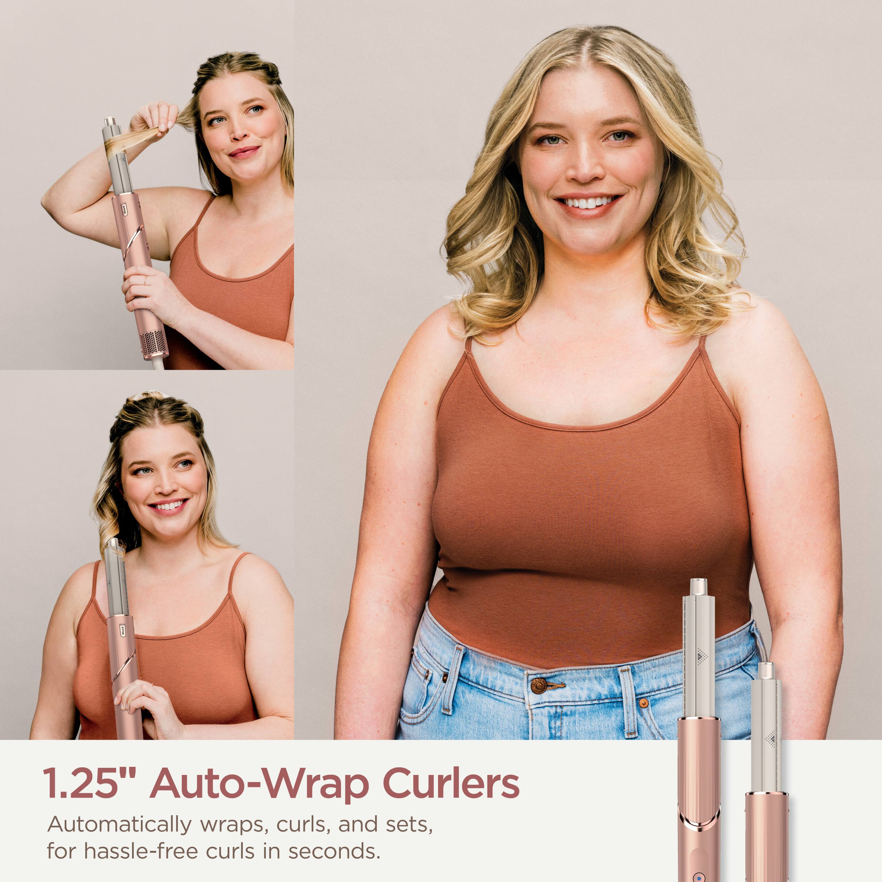 1.25" Auto-Wrap Curlers

Automatically wraps, curls, and sets, for hassle-free curls in seconds.