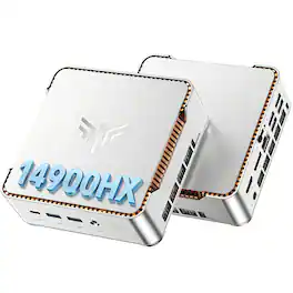 Kamrui - H2 - Mini Gaming PC - Intel Core i9 14900HX (24C/32T, up to 5.8GHz) - 32GB(2*16GB) RAM 1TB SSD - WiFi6E BT5.2 Win11 pro