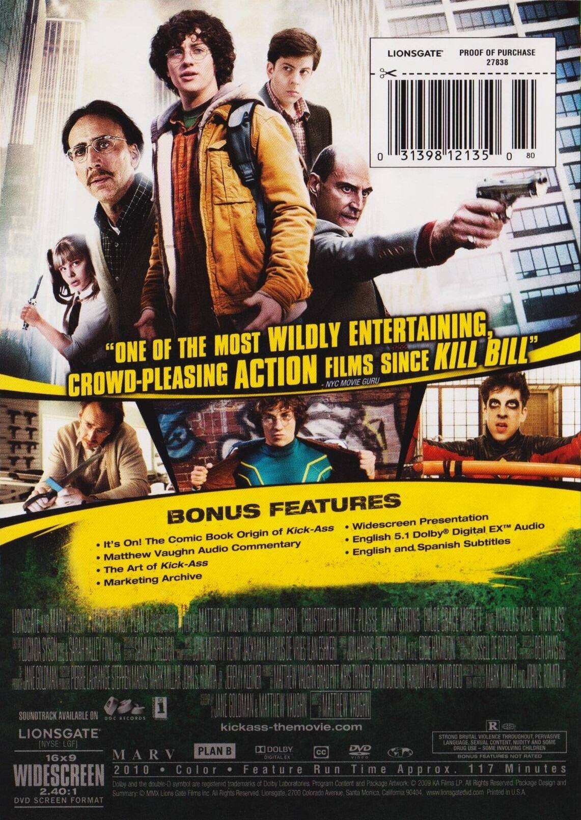 Alt View 1. Kick-Ass   - DVD.