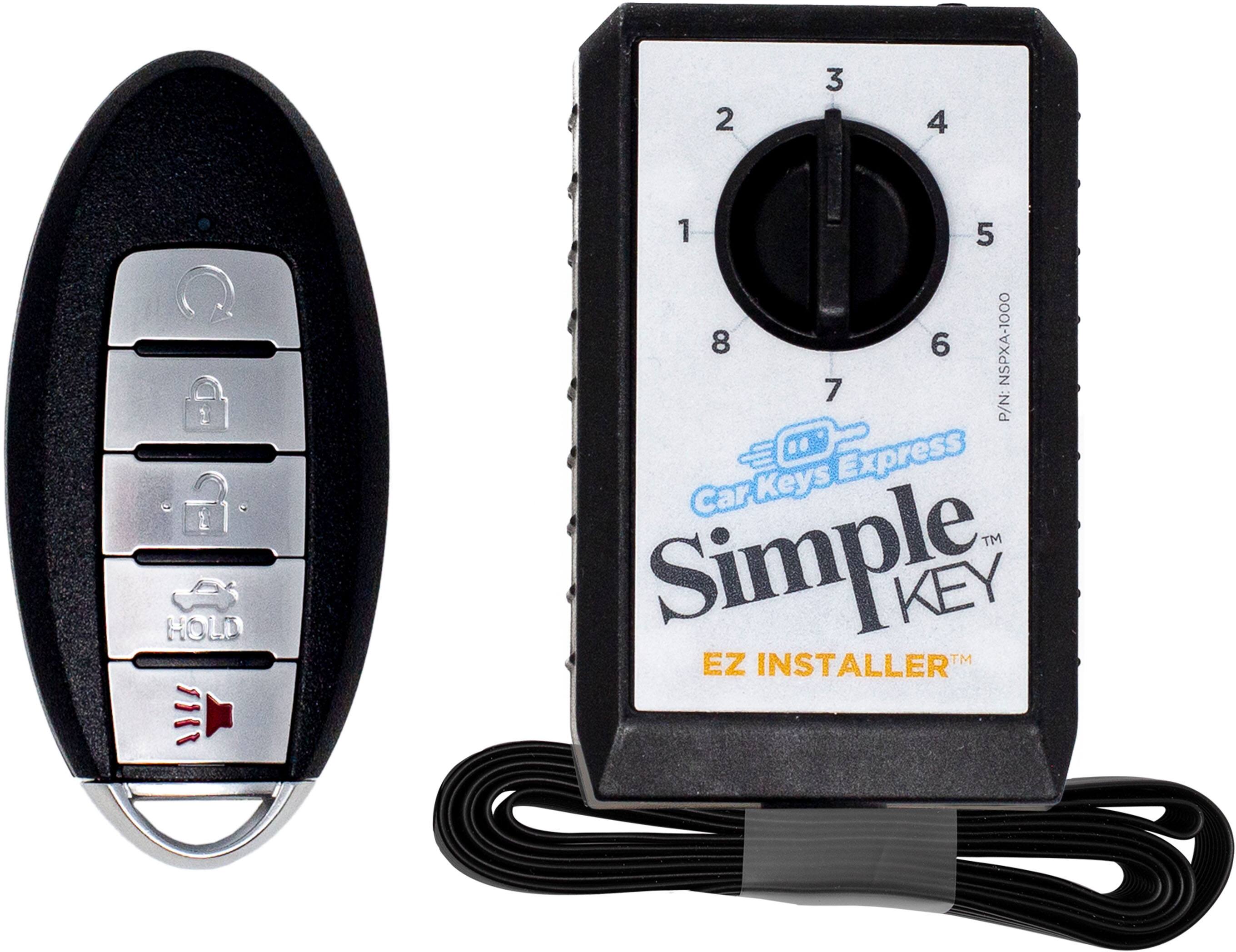 2 3 4 HOLD 1 5 8 6 NSPXA-1000 7 P/N: CarKeys Express Simple KEY™ EZ INSTALLER™