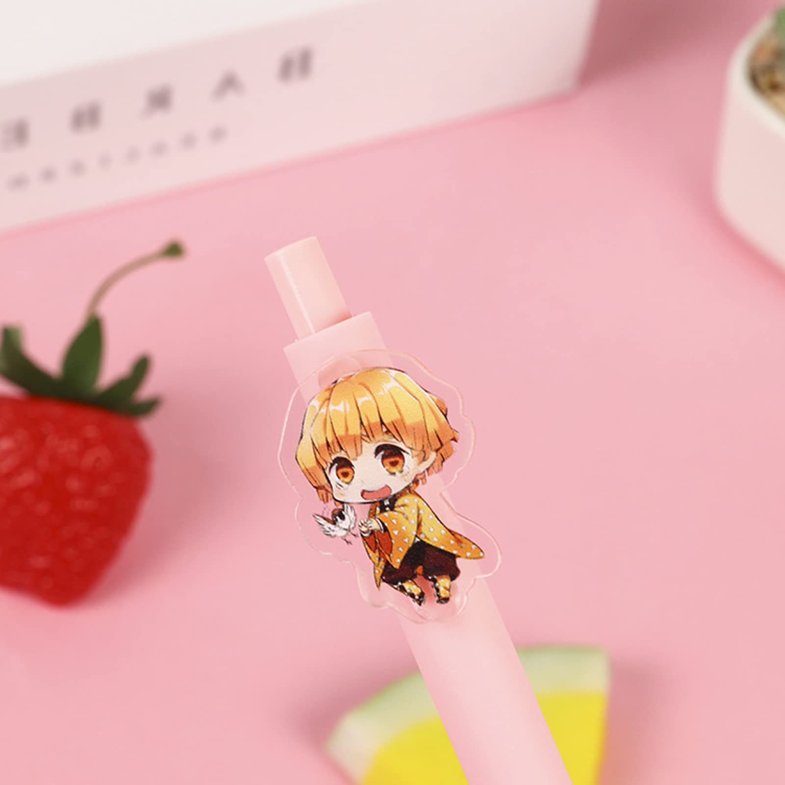 Alt View 3. Paradigms Interiors - Gel Pen Demon Slayer Animal Pens Ruler Straight Stickers For Fans Gifts 30.