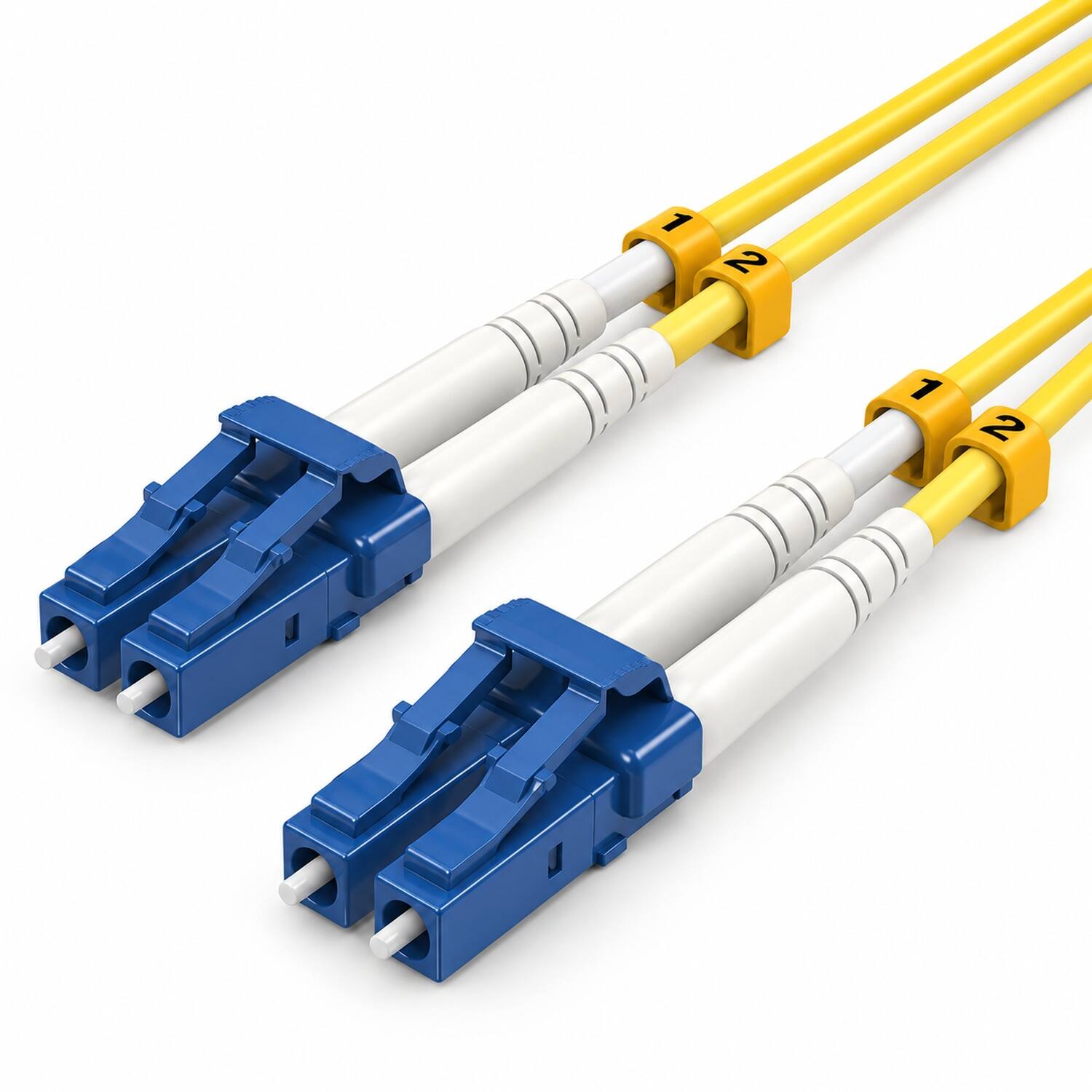 Angle. Sanoxy - 25m LC/LC Duplex 9/125 Single Mode Fiber Optic Cable - Multi.