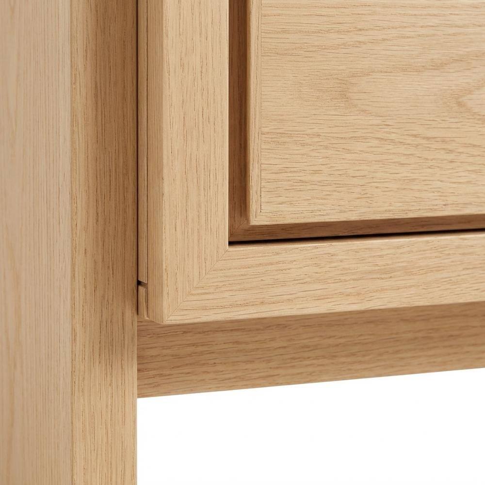 Alt View 2. Starlight Canyon Home - Contemporary Nightstand in Natural Finish with Mahogany and Oak Veneer - Natural.