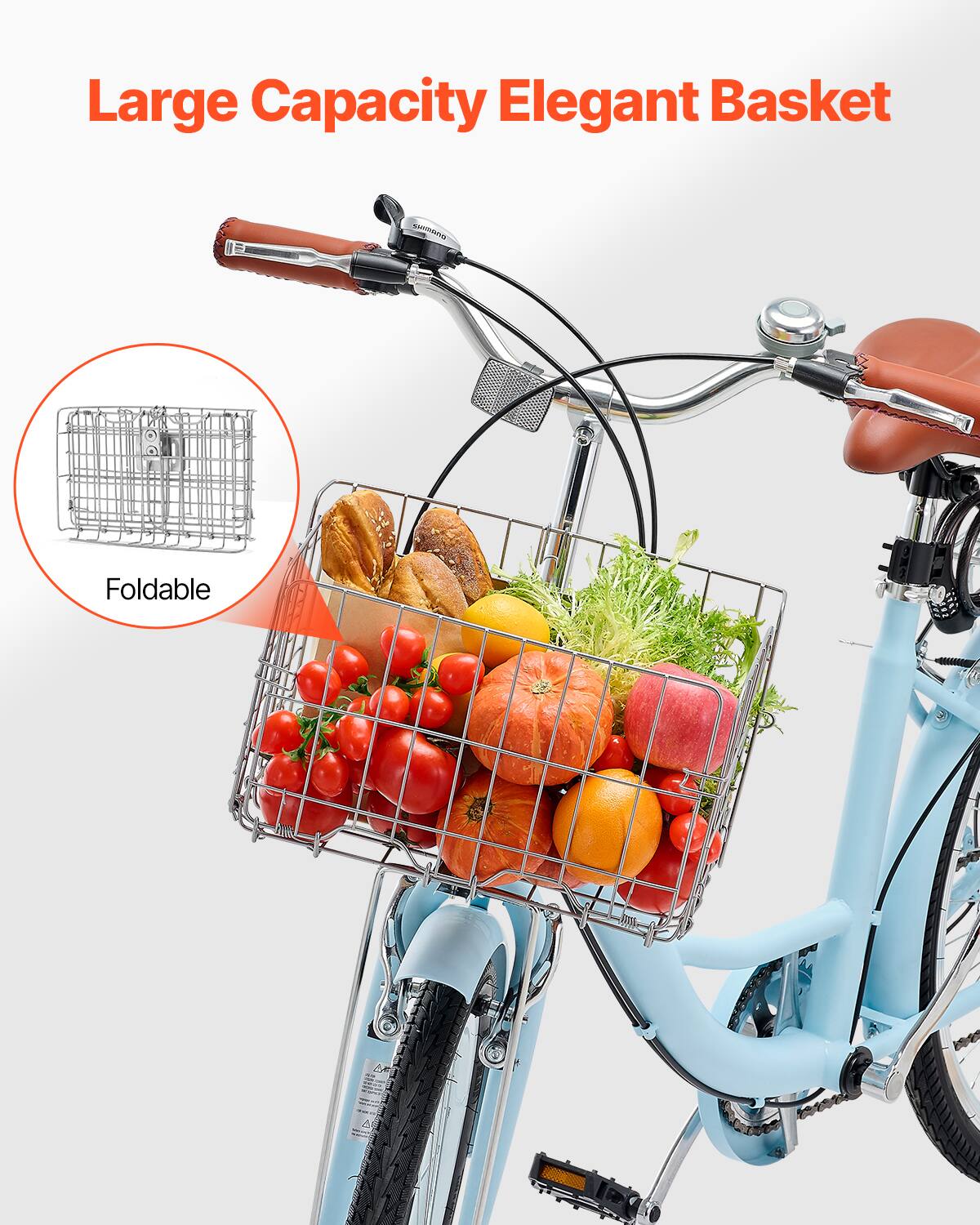 Large Capacity Elegant Basket Foldable