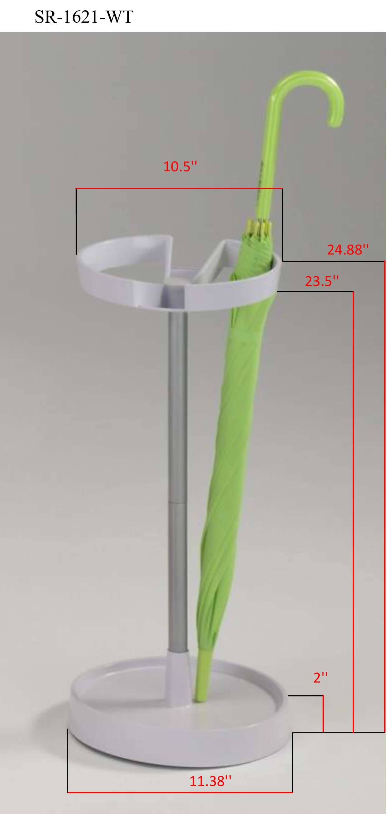 SR-1621-WT  
10.5"  
24.88"  
23.5"  
2"  
11.38"