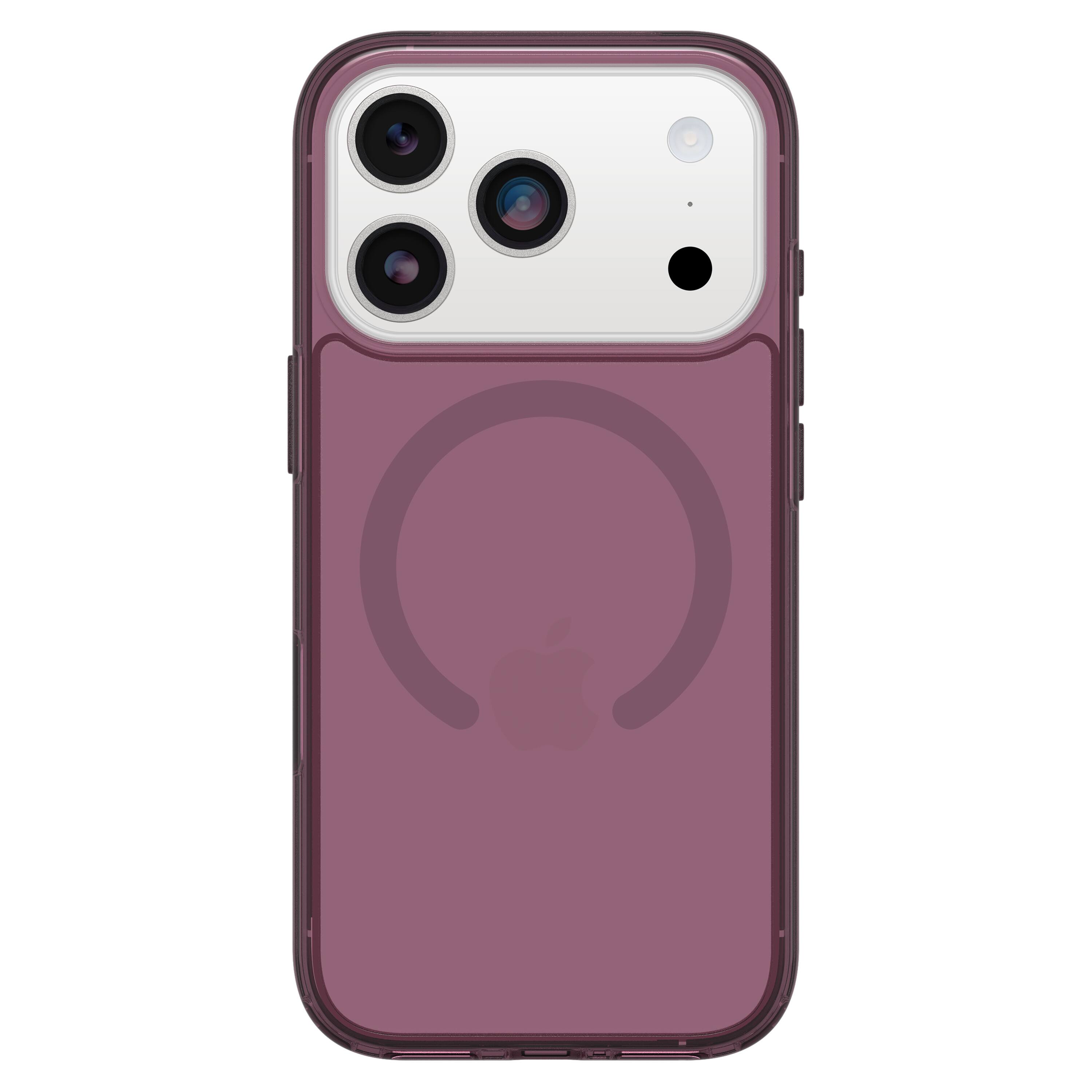 Angle. OtterBox - Symmetry Series Hard Shell for Apple iPhone 17 Pro - Purple.