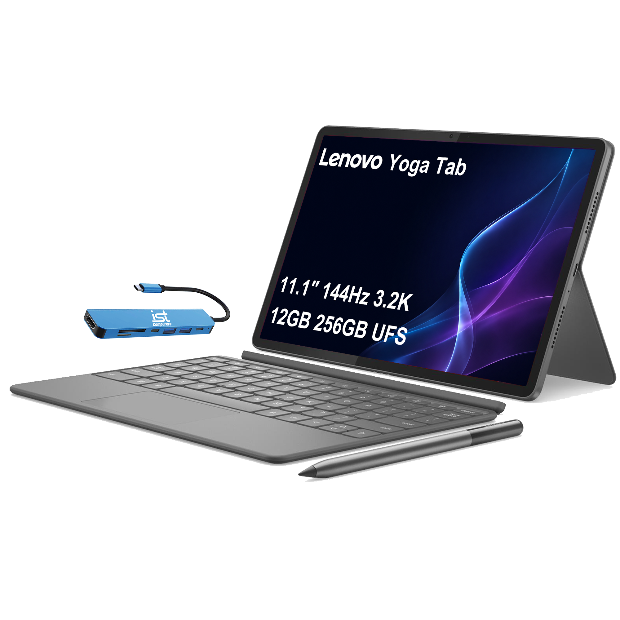Lenovo Yoga Tab  
11.1" 144Hz 3.2K  
12GB 256GB UFS