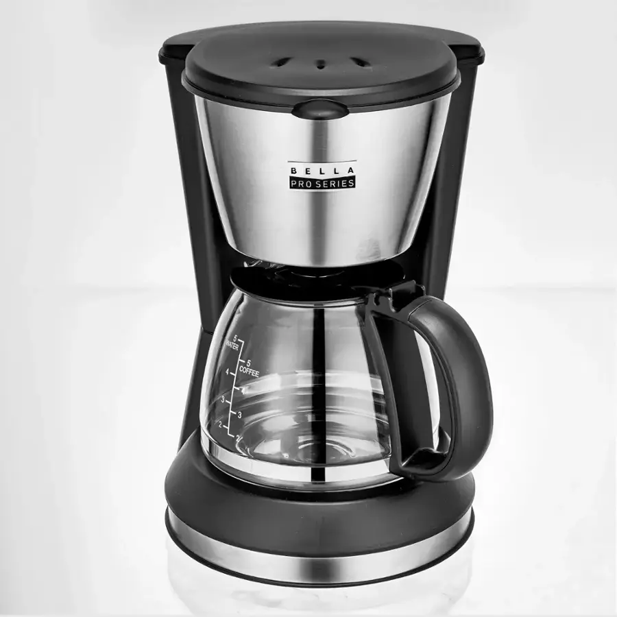 Bella Pro Series 5 Cup Coffee Maker Stainless Steel 90071 - Open Box ...