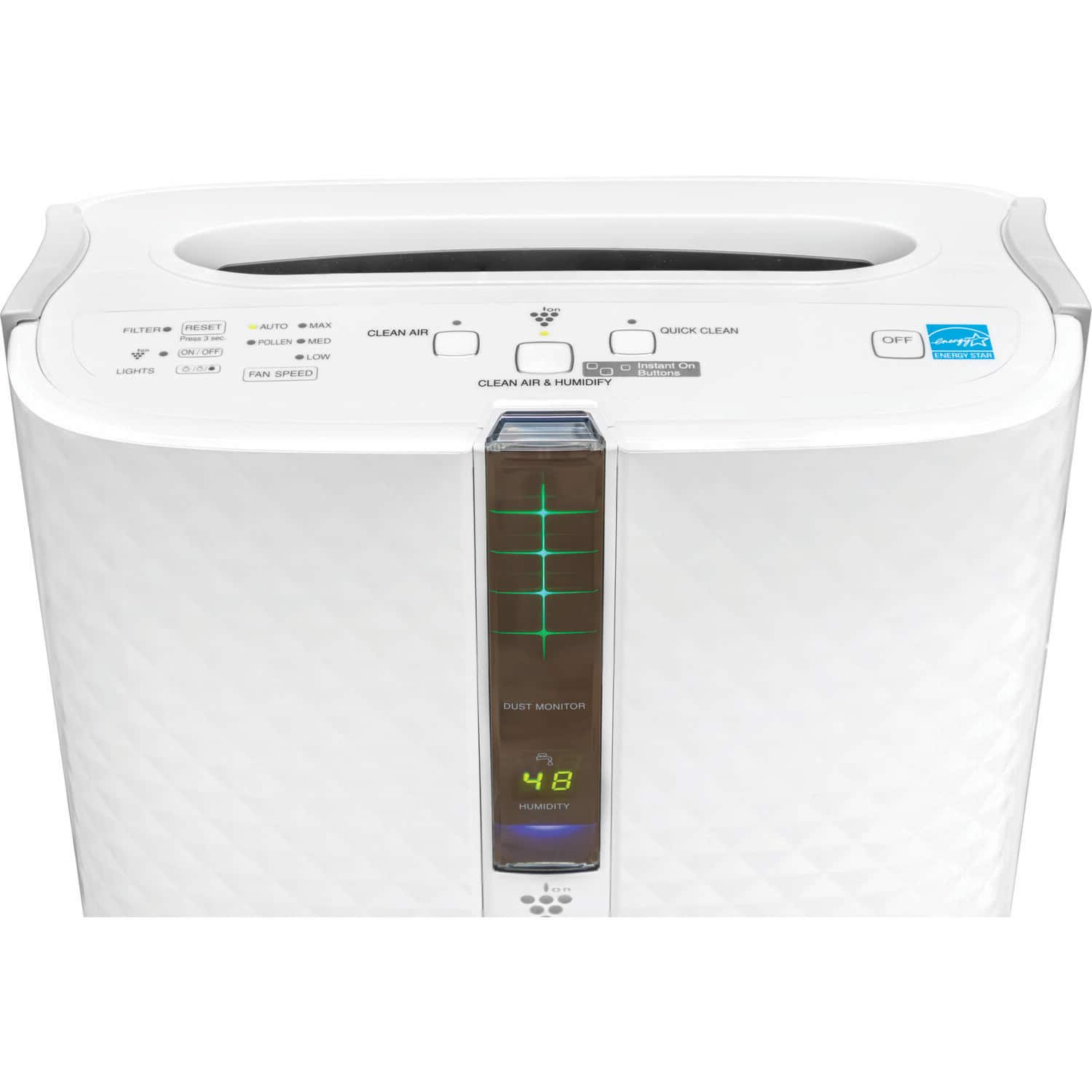 Sharp Air Purifier and Humidifier with Plasmacluster Ion Technology  Recommended for Medium-Sized Rooms White KC850U - Best Buy