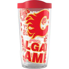Tervis - Calgary Flames 16oz. Allover Classic Tumbler - Multicolor