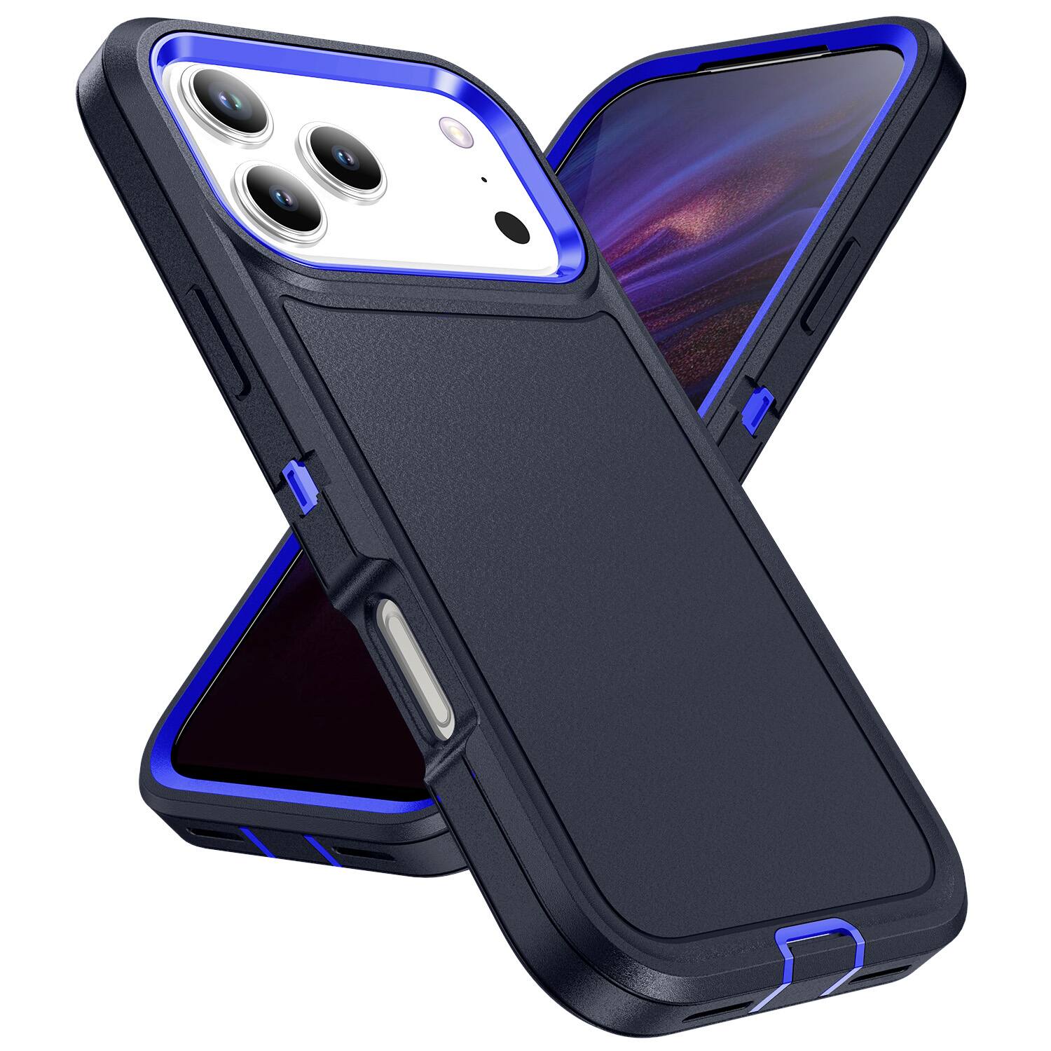 Dark blue+Royal blue